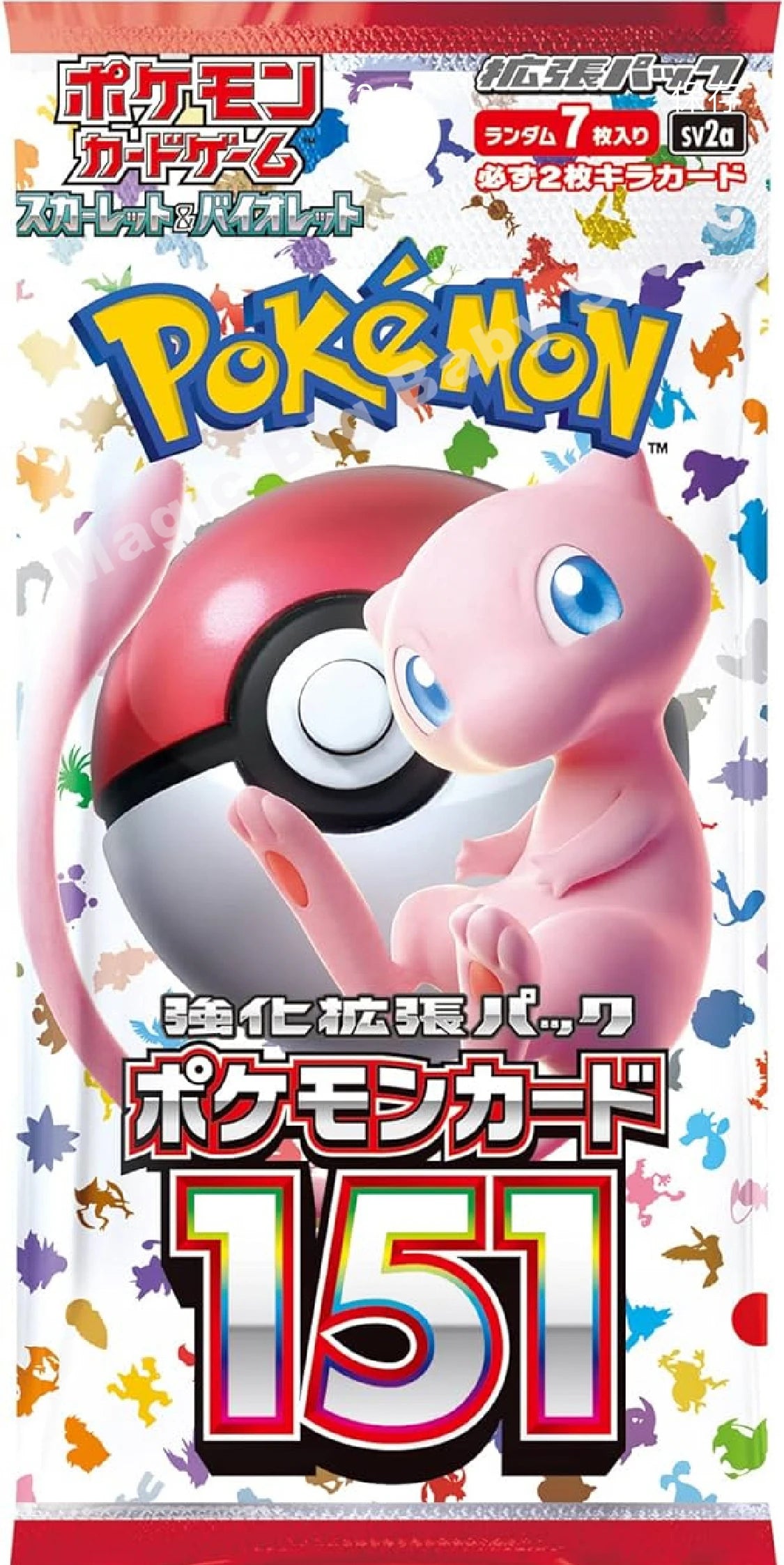 Genuine Original Pokemon PTCG Card Japanese Version SV2a First Generation 151 Pikachu Dream Booster Pack
