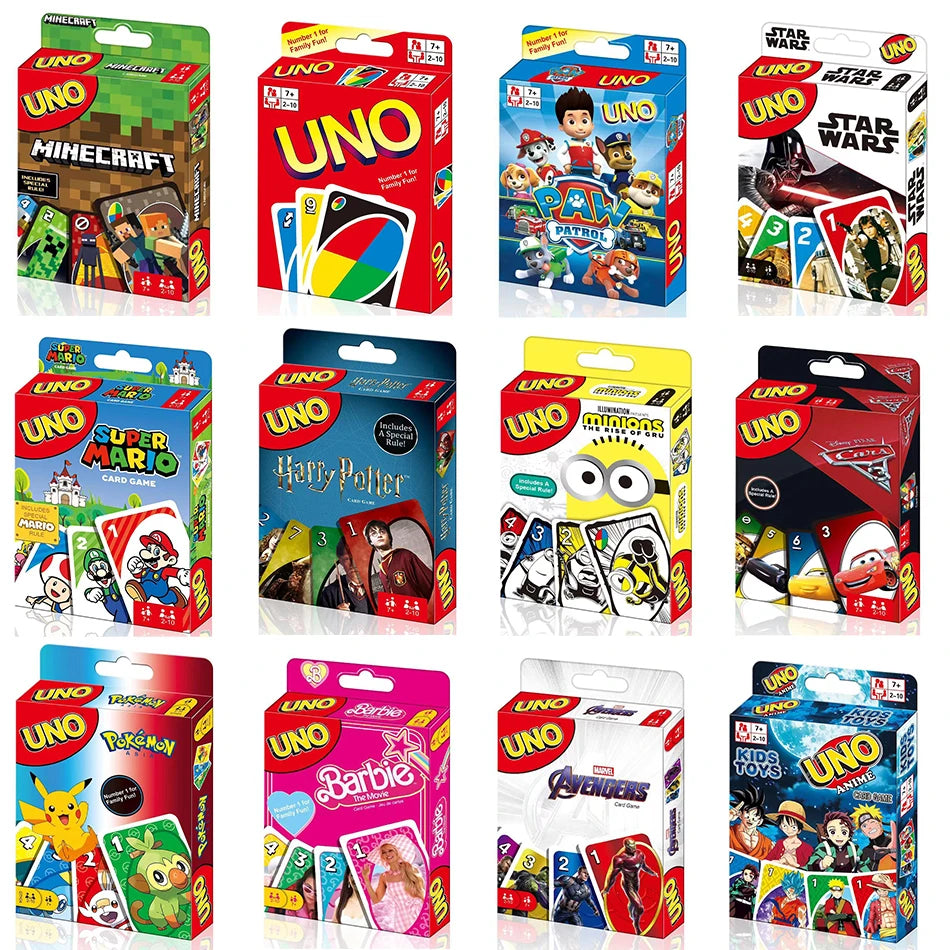 UNO FLIP! Pokemon Board Game Anime Cartoon Pikachu Playing Cards Table Game for Adults Kids Birthday Christmas Gift Toy