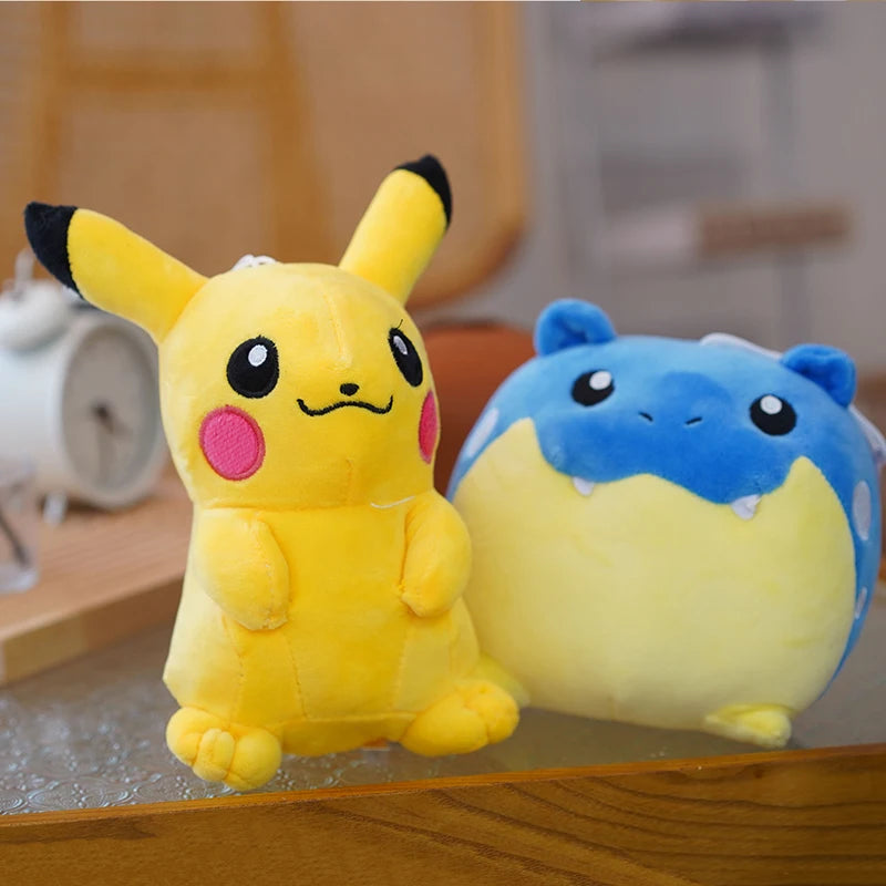 20cm Kawaii Pikachu Plush Toys Anime Pokemon Raichu Doll Cartoon Pidgeotto Butterfree Snorlax Plushie Children Collectible Toys