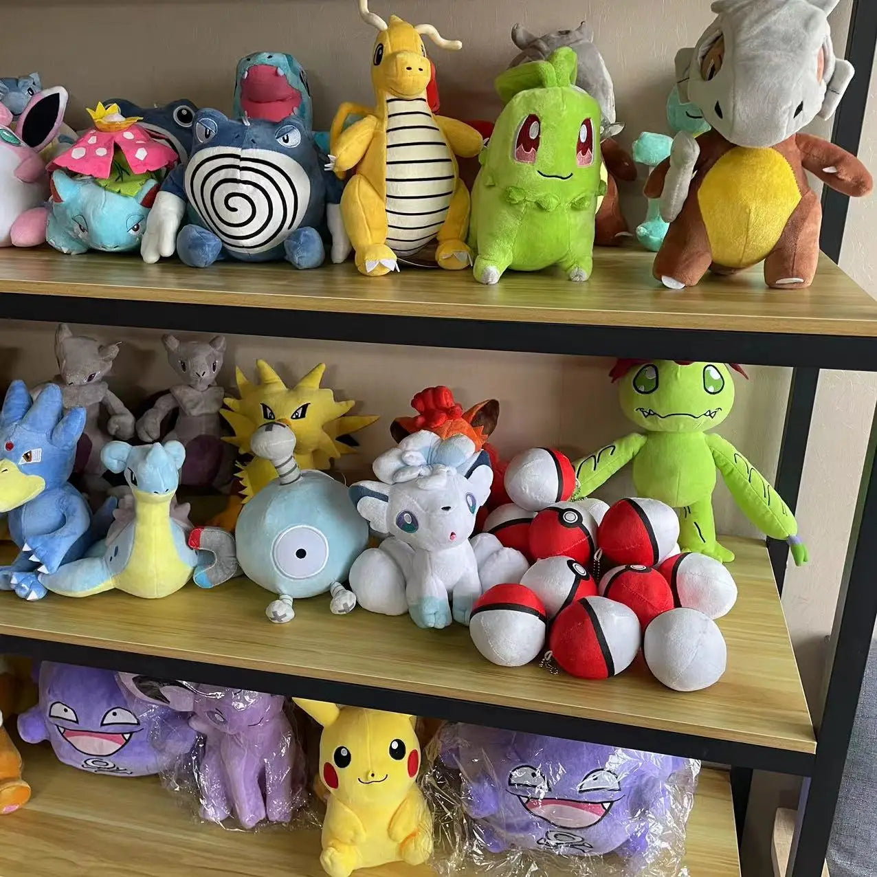 20cm Kawaii Pikachu Plush Toys Anime Pokemon Raichu Doll Cartoon Pidgeotto Butterfree Snorlax Plushie Children Collectible Toys