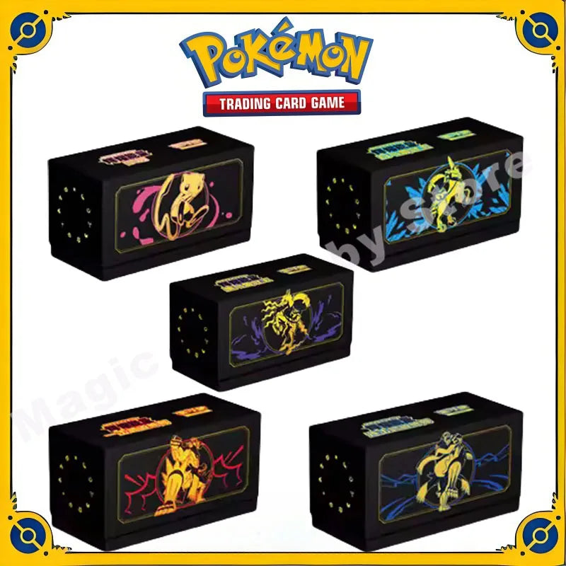 Genuine Pokemon PTCG Radiant Energy Art Card Set Gift Box Black and White Horse Martial Arts Bear Master Dream Confluence Deck
