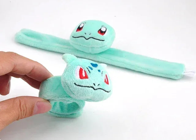 Pokemon Plush Wristband Bracelet Pikachu Bulbasaur Charmander Soft Pop Wristband Circle Child Holiday Dress Up Birthday Gifts