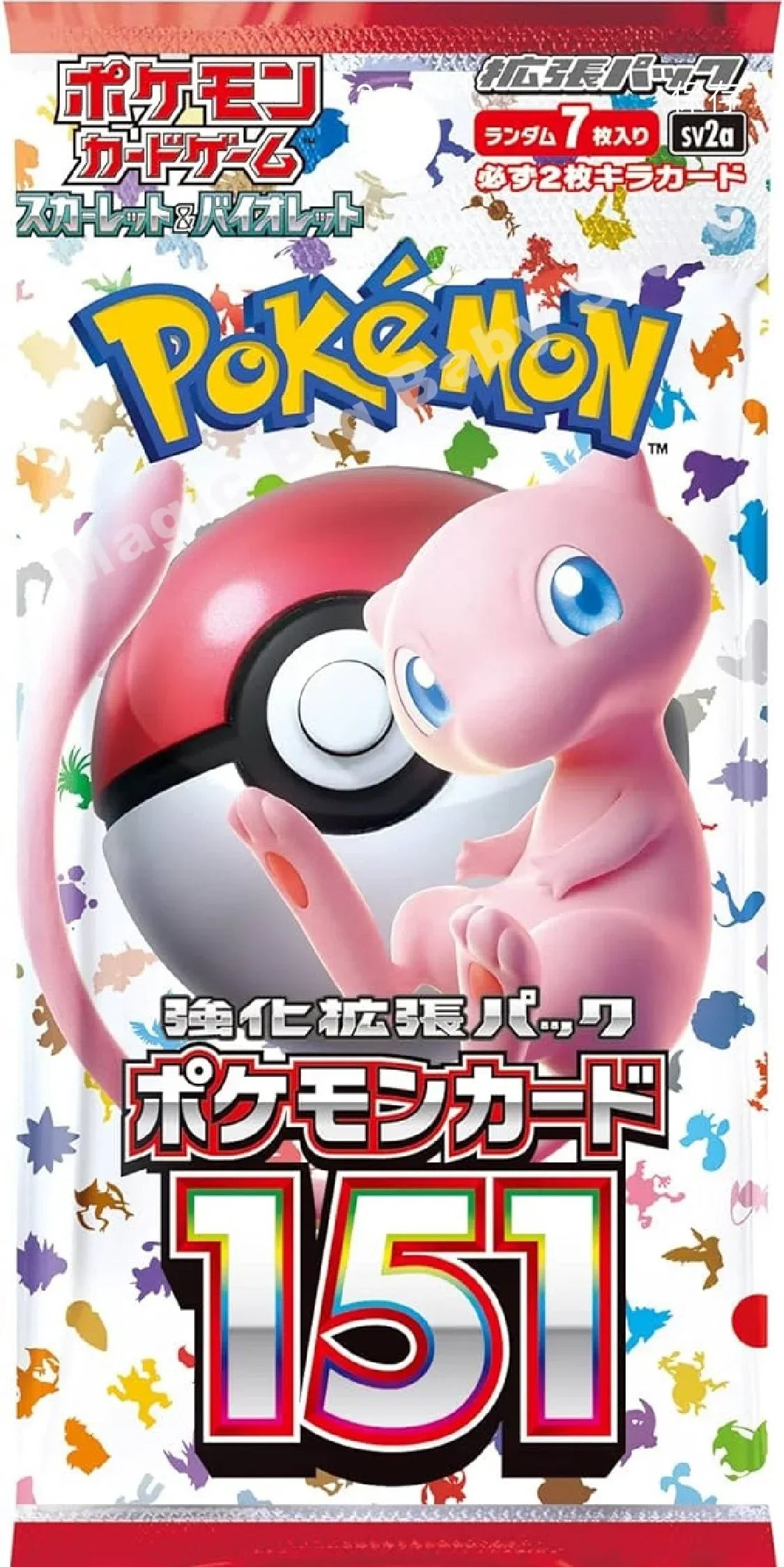 Genuine Original Pokemon PTCG Card Japanese Version SV2a First Generation 151 Pikachu Dream Booster Pack