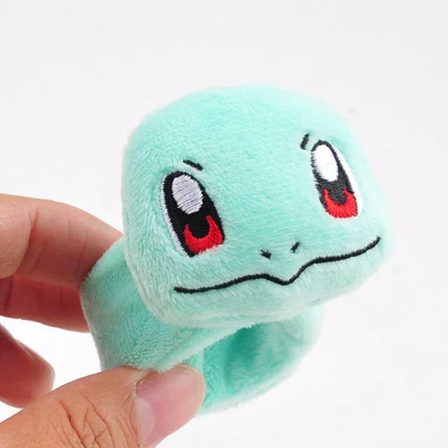 Pokemon Plush Wristband Bracelet Pikachu Bulbasaur Charmander Soft Pop Wristband Circle Child Holiday Dress Up Birthday Gifts